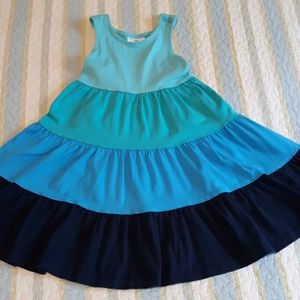 Hanna Andersson Blue Twirl Dress 4t